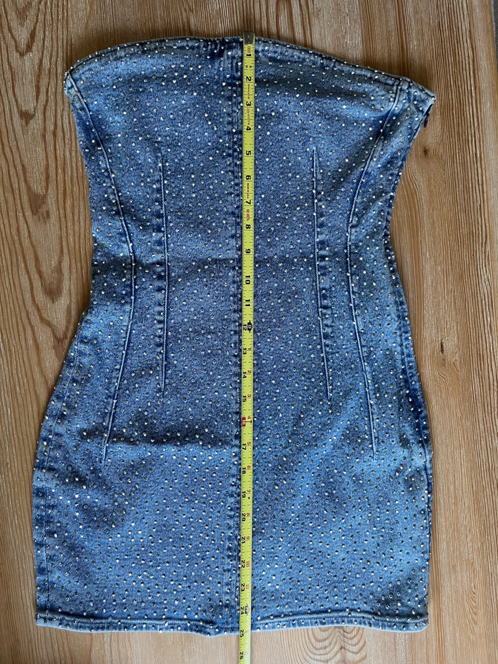 Good American crystal strapless mini dress - Picture 6 of 6